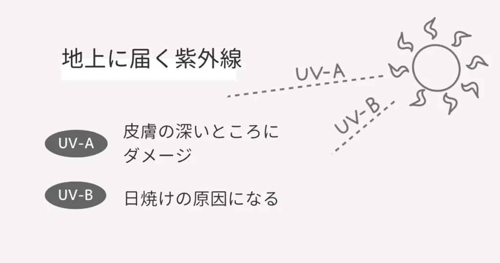 地上に届く紫外線